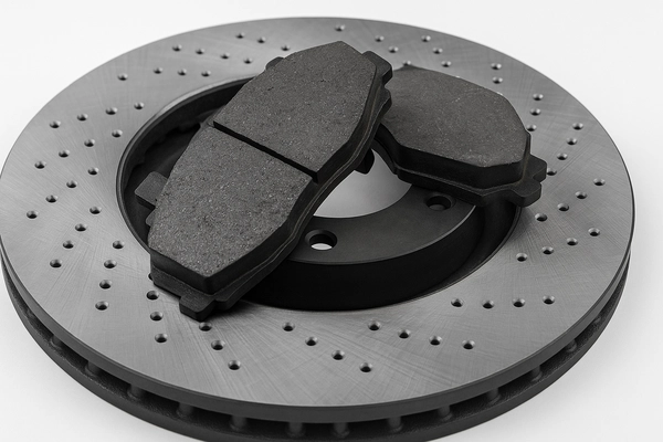 Brown fused alumina used in brake pads
