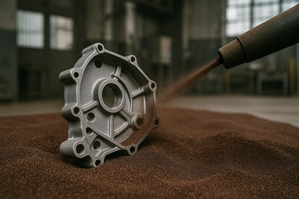 Brown fused alumina used in die casting surface treatment