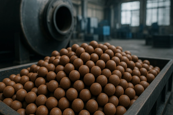 Brown fused alumina used in grinding media