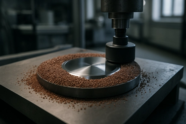 Brown fused alumina used in precision polishing