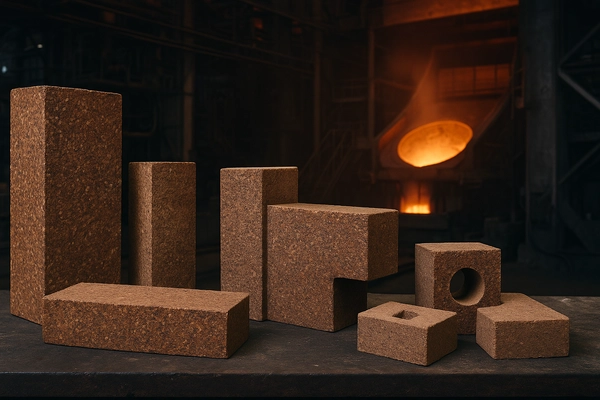 Brown fused alumina used in refractory materials