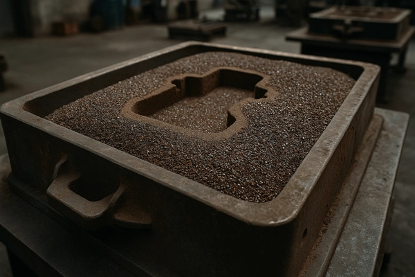Brown fused alumina used in sand casting molds