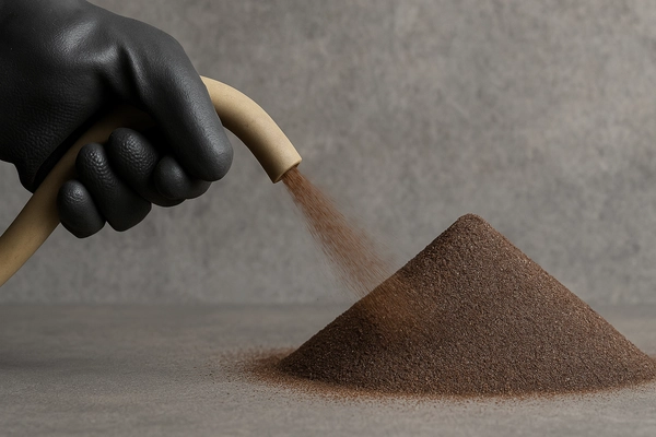 Brown fused alumina for sandblasting