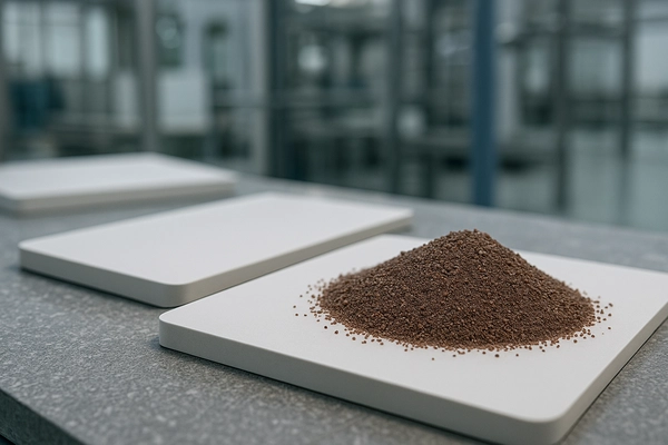 Brown fused alumina used in ceramic and electronic substrates
