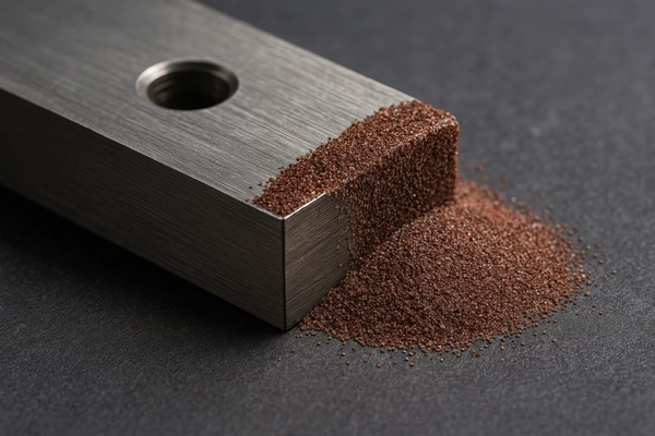 Brown fused alumina used for tool steel finishing