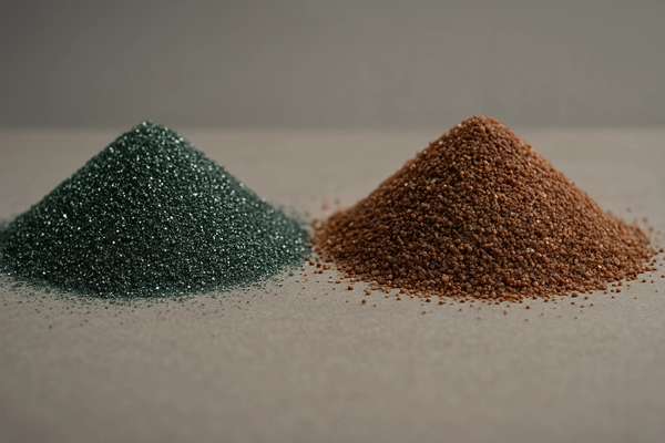 Green Silicon Carbide vs Brown Corundum for Sandblasting